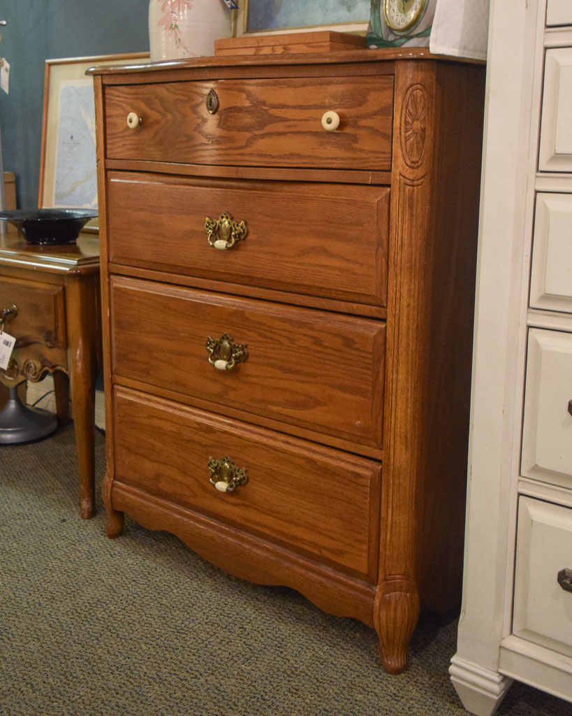 Oak Chest of Drawers | New England Home Furniture Consignment
