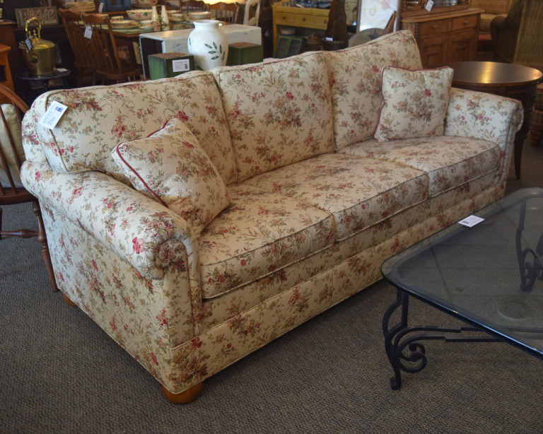 Ethan Allen Floral Sofa | New England Home Furniture Consignment