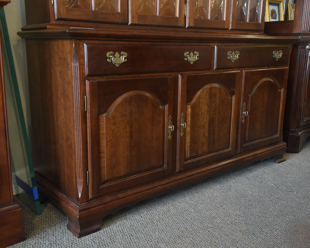 Cherry Buffet Hutch New England Home Furniture Consignment