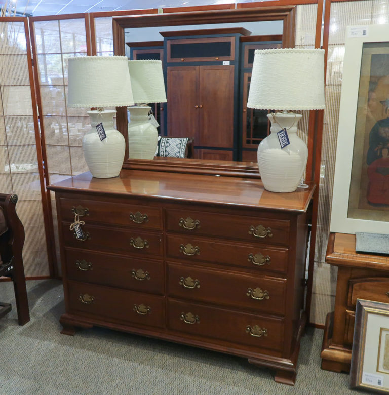 Ethan Allen Dresser & Mirror | New England Home Furniture Consignment