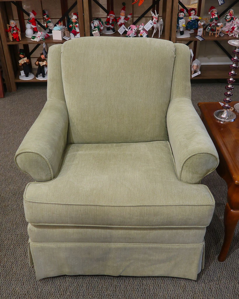 Gold Club Chair | New England Home Furniture Consignment