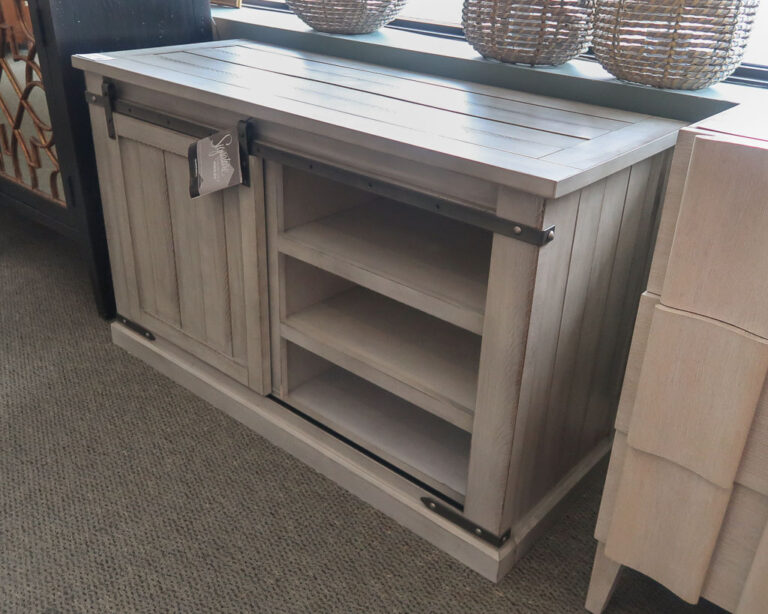 whitewash media console