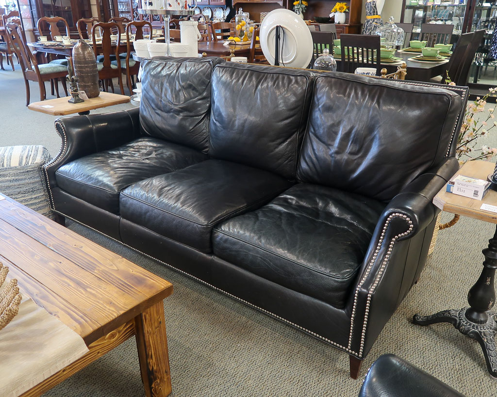 new england leather sofa