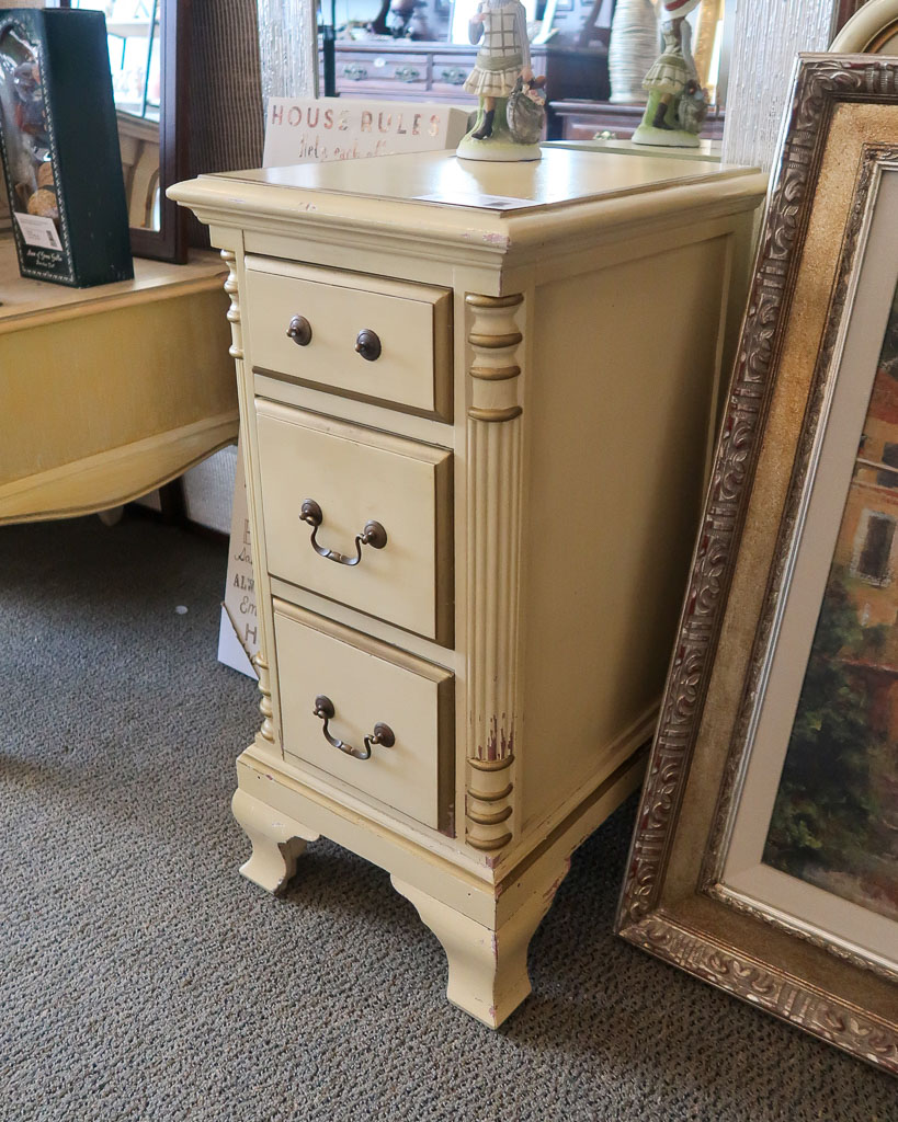 French Provincial Nightstand New England Home Furniture Consignment   86627 2 